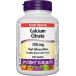 Webber Naturals Calcium Citrate 300 mg [120 Таблетки]