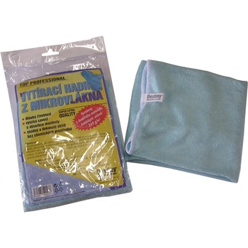 Top Professional Vytírací hadr z mikrovlákna modrý 60 x 50 cm 1 ks