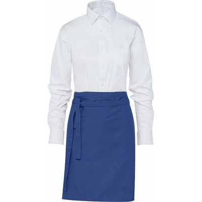 SG Accessories - BISTRO Krátká číšnická zástěra Brussels s pevným páskem 78 x 52 cm modrá královská
