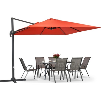 Garden Point червен чадър Siena 3x3m (GAP1144)