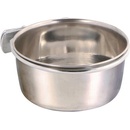 Trixie Nerezové krmítko s pevným úchytem do klece 600 ml/ø 12 cm