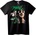 NOONEBRAND Тениска Ferxxo Зеления човек - XS, Black