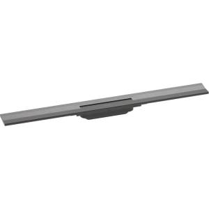 Hansgrohe RainDrain Flex регулируем капак за сифон за душ 80 см черен - матиран хром (56051340)