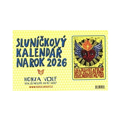 Slniečkový stolný Honza Volf 2026
