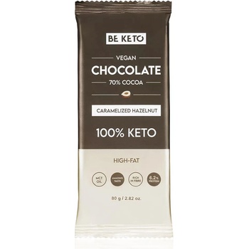 BeKeto Keto Horká čokoláda Classic s MCT olejom - 80 g