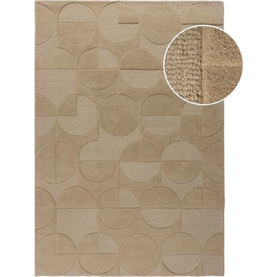 Flair Rugs Ръчно изработен вълнен килим в естествен цвят 240x340 cm Gigi - Flair Rugs (503119381235)