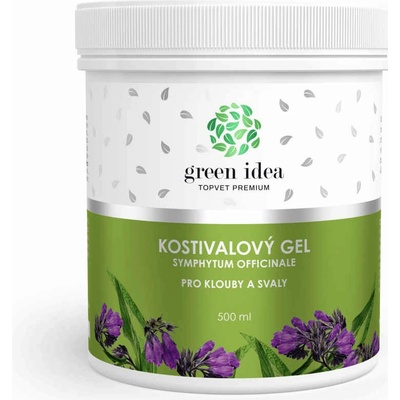 Green idea Kostihojový masážny gél pre kĺby a svaly 500 ml