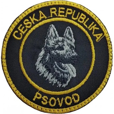 ArmyČastolovice.cz Nášivka vlčák bezpečnostní služby Psovod Česká republika
