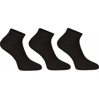 Nedeto 3PACK ponožky nízke bambusové 3PBN01 čierne