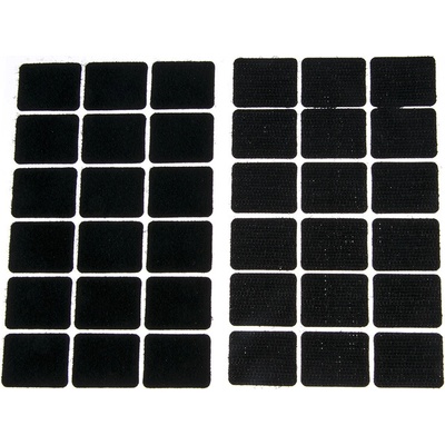 Suchý zip samolepicí obdélníčky 25x32 mm Varianta: černý