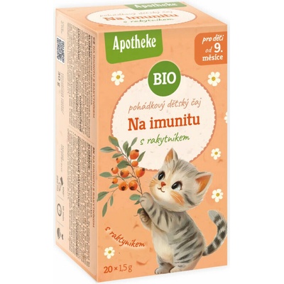 MEDIATE BIO Čaj detský Na imunitu s rakytníkom 20 sáčkov 30 g