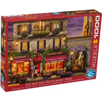 EUROGRAPHICS Пъзел Eurographics от 1000 части - Ресторант Au Chapeau Rouge, Дейвид Маклийн (60000963)