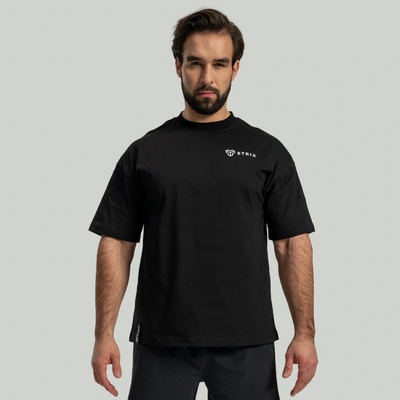 GymBeam Oversized Tee Black Strix