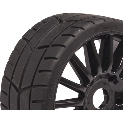 HOBBYTECH Challenge RALLY silniční profil nalepené gumy černé disky 2 ks