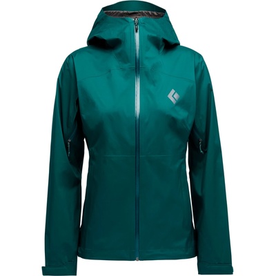 Black Diamond Дамско водоустойчиво яке Black Diamond Women's Fineline Stretch Shell Waterproof jacket - Deep Woods - размер XXS (102-4135-0511)