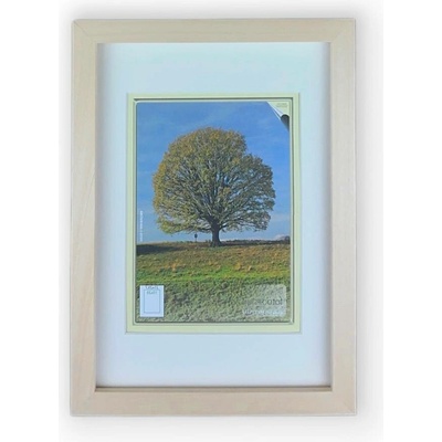Pasparta Polární Bílá Rozměr: 50 x 70 cm, Vnitřní výřez pasparty (Velikost obrázku): 40 x 60 cm