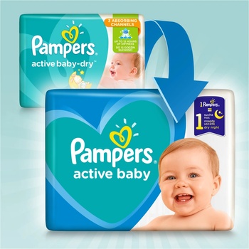Pampers Active Baby 1 43 ks
