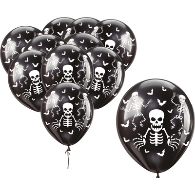 Guirca Guirca Sada latexových balonů Kostry 30 cm