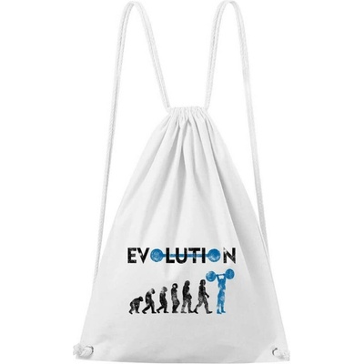 Dobrý Triko Evoluce kulturisty bílá