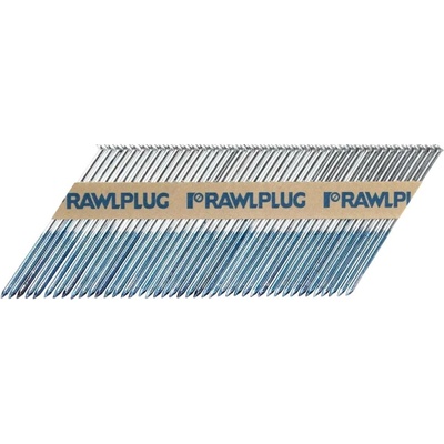 Hřebíky prstencové Rawlplug SPG-FRG-2863 do hřebíkovačky, D34° na pásku, 2,8x63mm, 3300ks