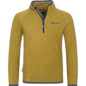 TROLLKIDS Детски поларен пуловер Trollkids Kid's Nordland Half Zip Fleece jumper - Spruce Green / Navy - размер 152 (EU) (704-1727-3318)