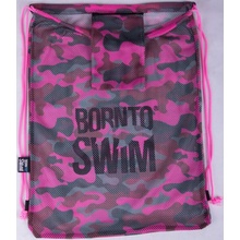 BornToSwim Mesh 1 ružovo/sivá