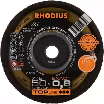 Rhodius Řezný kotouč 50 x 0,8 x 6,0 mm 207060