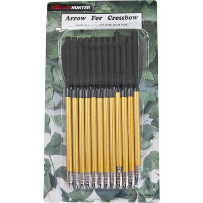 Beast Hunter pistolové dural 80 lb 6,5″ 12 ks – Zboží Dáma