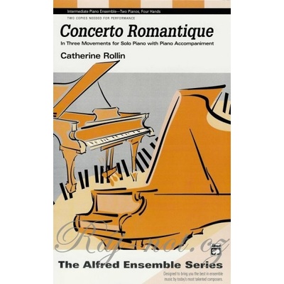 CONCERTO ROMANTIQUE by C.Rollin 2 pianos 4 hands / 2 klavíry a 4 ruky