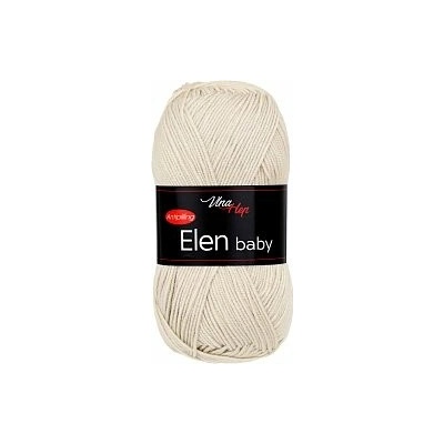 Vlna-hep Příze Elen baby 41007 světle béžová