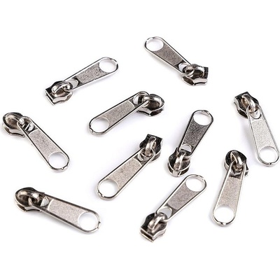 Jezdec ke spirálovým zipům 3 mm BX 50 kusů - 580 černá