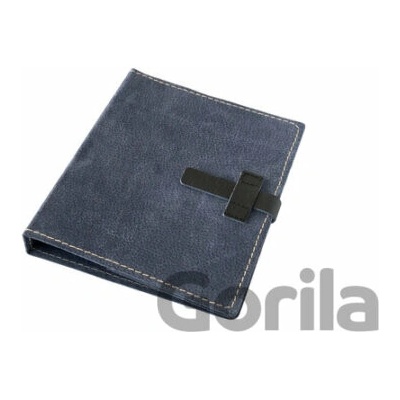 Kožený šanon D38 Černá semiš Macoli Hand Made
