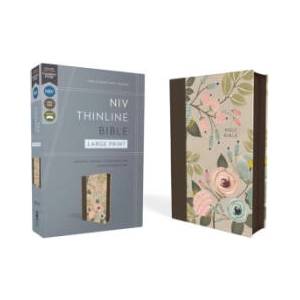 Niv, Thinline Bible, Large Print, Leathersoft, Floral, Zippered, Red Letter, Comfort Print | ZONDERVAN (ISBN: 9780310465034)