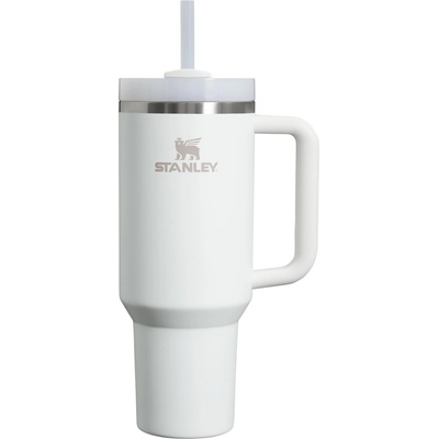 STANLEY 1913 Quencher H2.0 Flowstate Drinking Bottle with Straw 1.2L - Thermo Mug Cools 11 Hours - 48 Hours Ice Cooled - Thermos Bottle BPA Free - Stainless Steel Drinking Cup - Frost - 100000144087