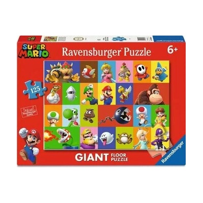 RAVENSBURGER Obrovské podlahové Super Mario 125 dielov