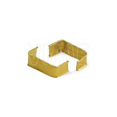 Klipovací pásek (PAP/FE) zlatý 8 x 33 mm [1000 ks]