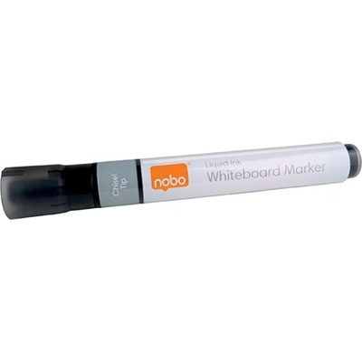 Nobo WB Marker LiquidInk скосен 4мм черен (10) (1915382)