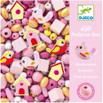 DJECO - Игра създай Бижута Wooden Beads and Birds ST1