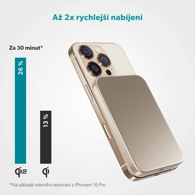 Epico EM51 Qi2 5000 titanová