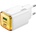 hoco. N52 Monsoon USB-C PD20W+ USB-A QC3.0 зарядно устройство (ЕС), бяло