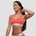 GymBeam Спортно бюстие Bralette Strawberry Red M