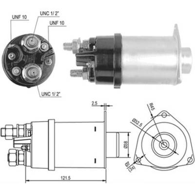 MAGNETI MARELLI Elektromagnetický spínač, startér 940113050032