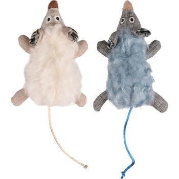 Flamingo hračka pro kočku myš s Catnipem 19,5 cm