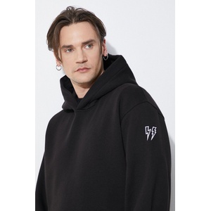 Neil Barrett Суичър Easy Drop Shoulder Double Bolts Hoodie (MY72212R.Y514.001N)
