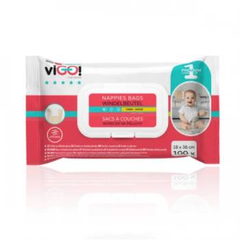 Vigo Хигиенични торби за пелени Vigo 100р. 18*36см