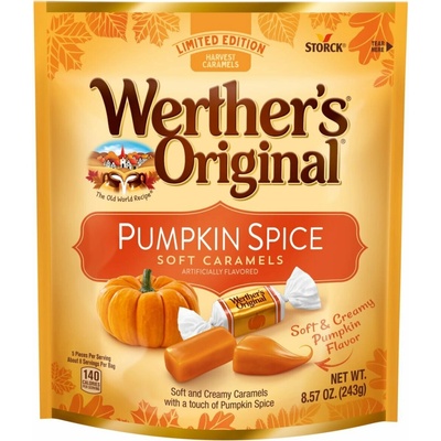 Werther's US Limited Edition karamelky s příchutí dýně Pumpkin Spice 243 g