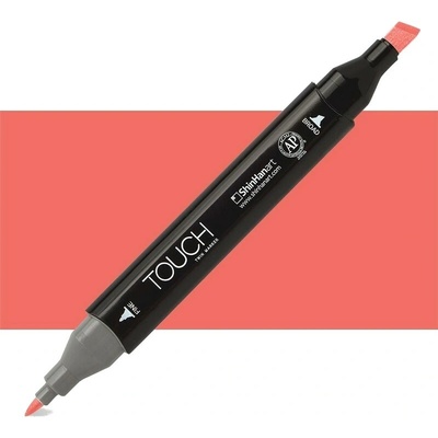 Lihová fixa TOUCH oboustranná Fine & Chisel, Coral pink (R16)