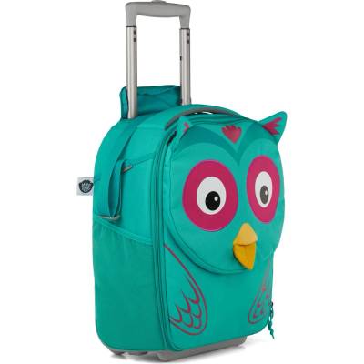 Affenzahn Детска детска раница Affenzahn Kinderkoffer Eule Kids' backpack - Teal - размер One Size (508-0761-0111)
