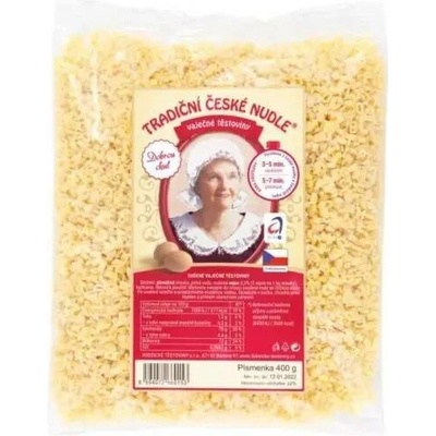 Dobšické vaječné těstoviny písmenka 400 g