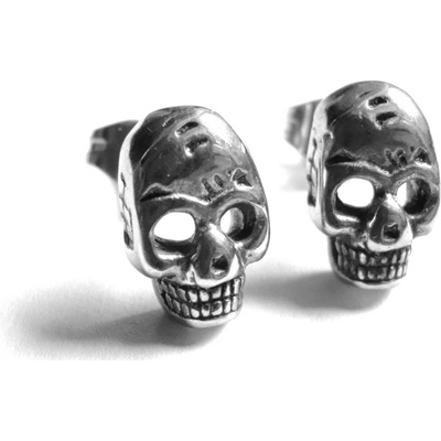 Steel Jewelry náušnice lebky z chirurgické oceli NS090487